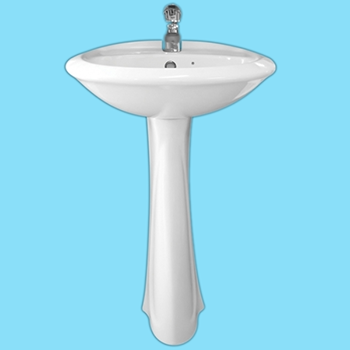 Chậu rửa Lavabo chân dài Cosani CI07- PI07 Chậu rửa Lavabo chân dài Cosani CI07- PI07
