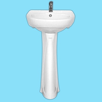 Chậu rửa Lavabo chân dài Cosani CI08 - PI07