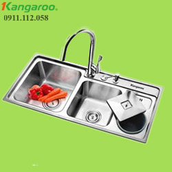 Chậu rửa inox đôi Kangaroo KG9143