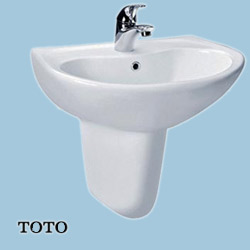 Chậu rửa chân lửng lavabo TOTO LHT240C