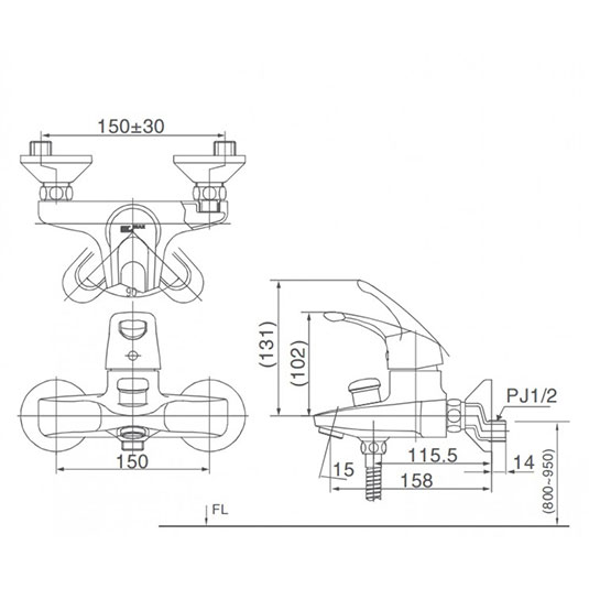 voi sen tam nong lanh bfv-203s