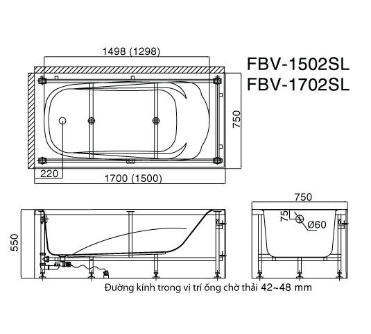 Ban ve bon tam FBV 1702SL