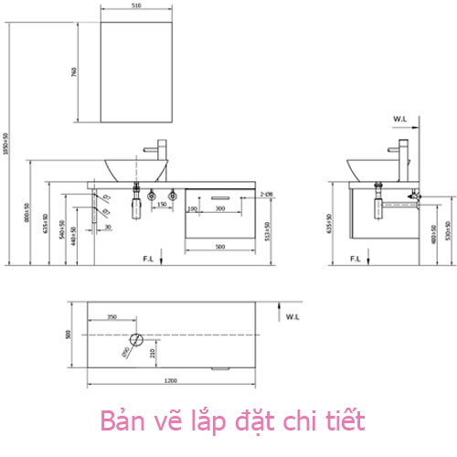 ban ve lap dat chau rua cabinet-CB1206-4IF-B