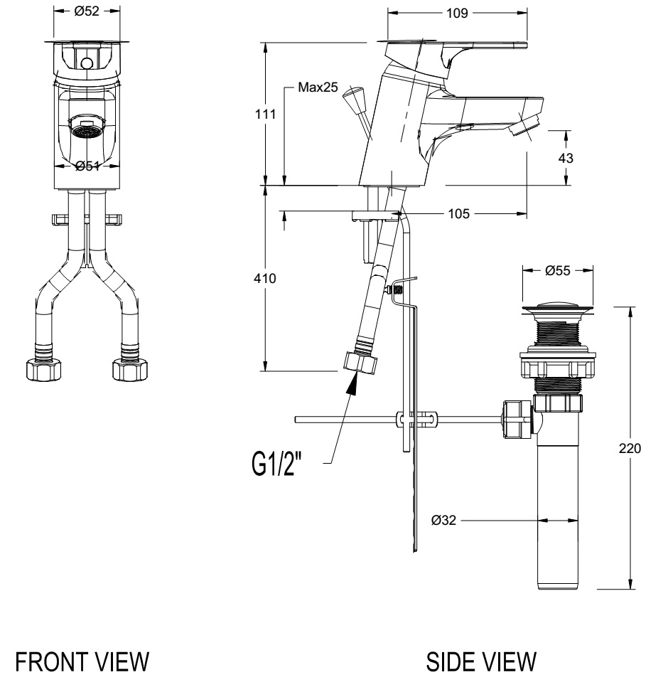 Voi lavabo American Standard WF 1401