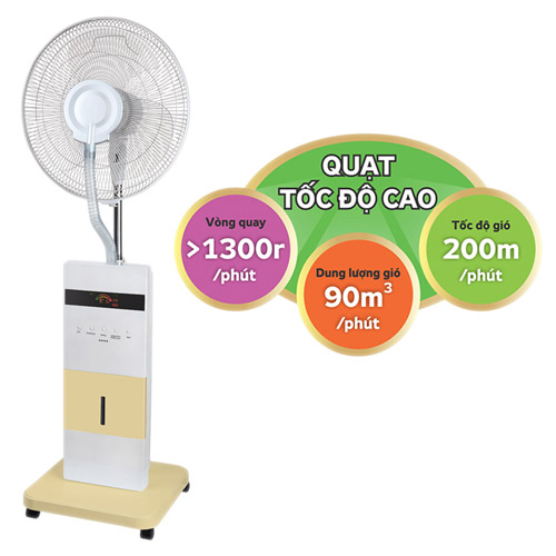 Quạt phun sương tạo ẩm KG586S Quat phun suong tao am KG586S