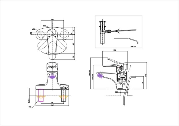 Vòi chậu Lavabo nóng lạnh inax LFV-1001S tại Hải Phòng